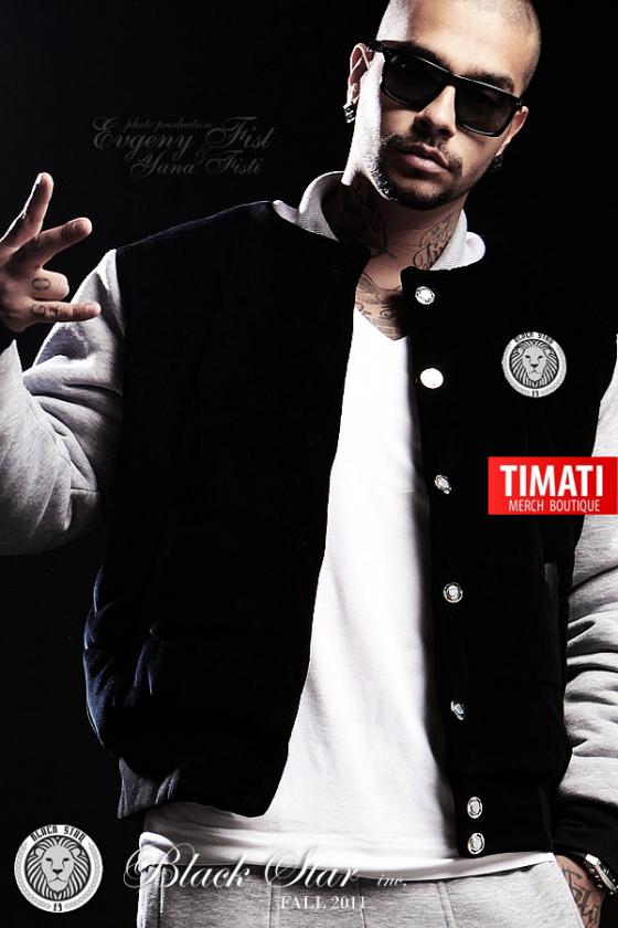 Съемка Тимати для бренда Black Star by Evgeny Fist