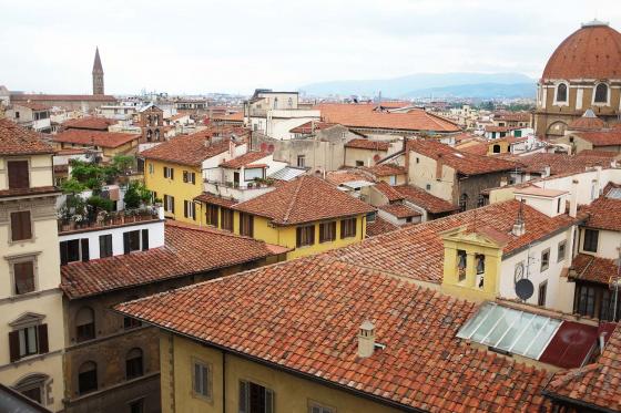 Панорамное фото города Флоренция в Италии