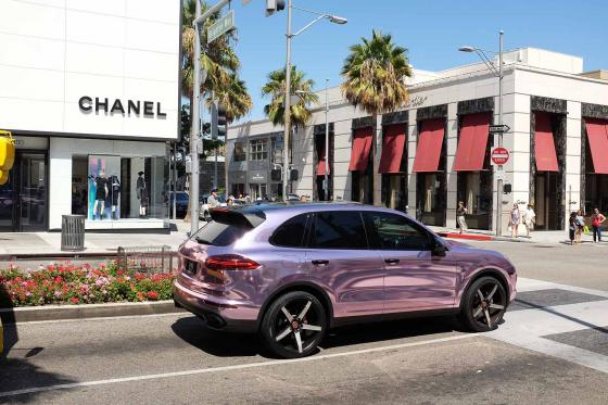 Магазин Chanel на улице Rodeo Drive в Лос-Анджелесе
