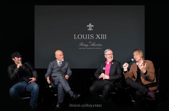 Robert Rodriguez, John Malkovich, Ludovic du Plessis на презентации LOUIS XIII
