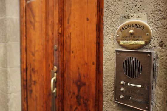 Фотография дверного звонка в Италии Флоренция